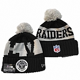 Oakland Raiders Team Logo Knit Hat YD (9),baseball caps,new era cap wholesale,wholesale hats